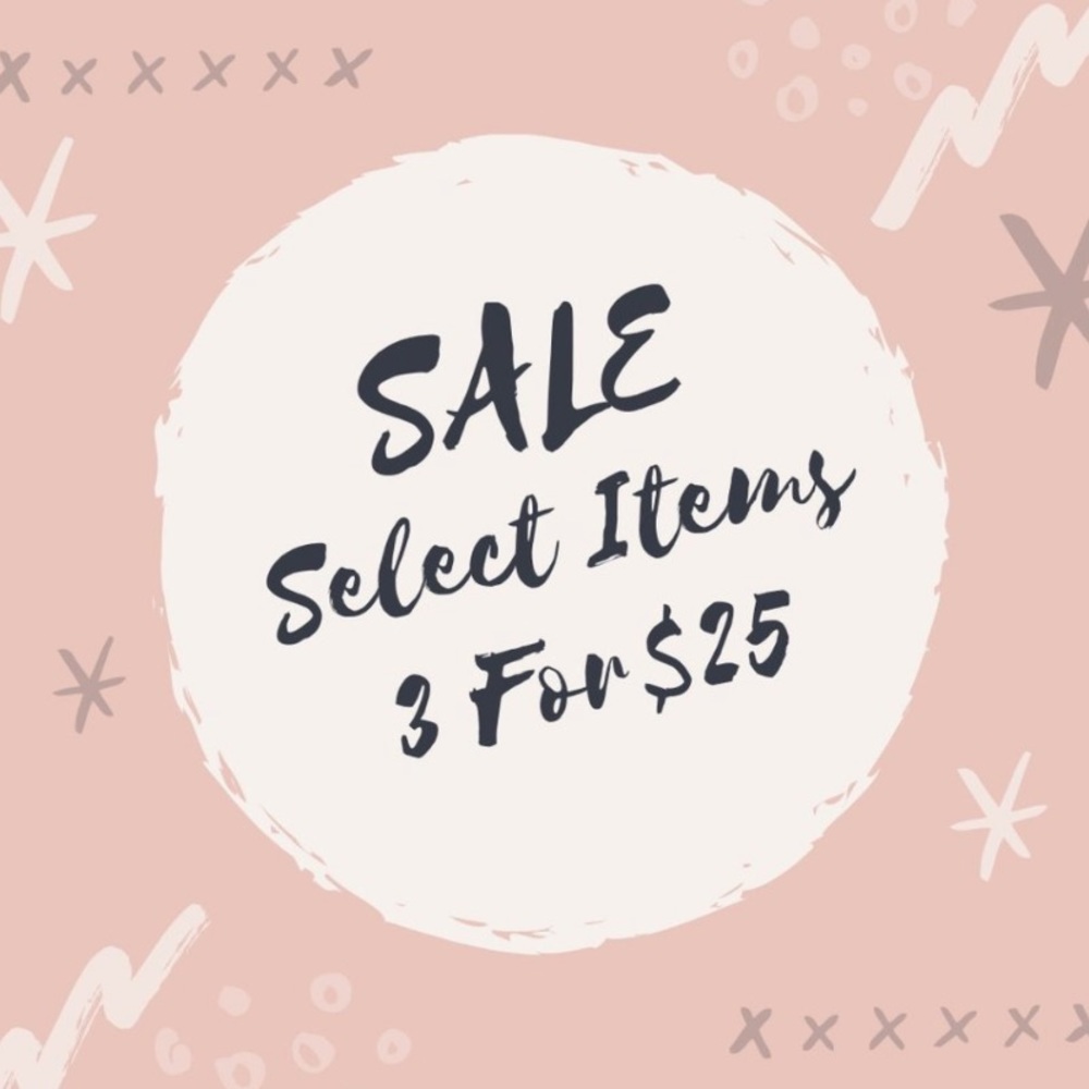 BUNDLE ANY THREE ITEMS WITH A 🥰 AND SAVE
